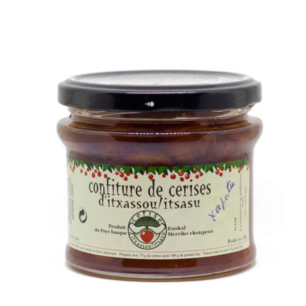 Confiture de cerise d'Itxassou Benoit Iriquin