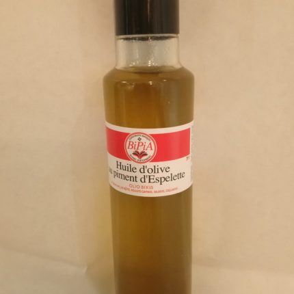 Huile d'olive au Piment d'Espelette