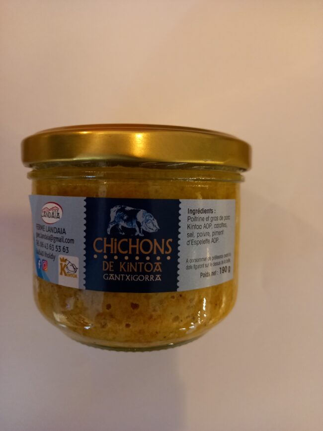 Chichons ( rillettes ) Kintoa famille Barberarena