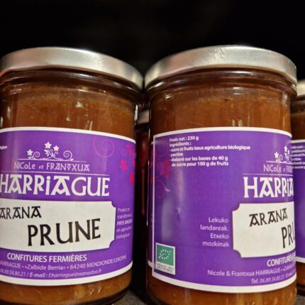 Confiture fermière bio Prunes