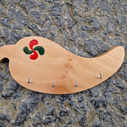 Porte Torchon ou porte Clé Croix Basque