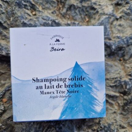 Shampoing solide au lait de brebis